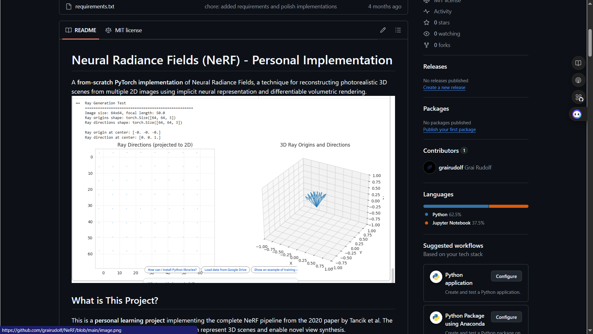 NeRF Implementation